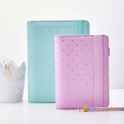 Dokibook-Free-shipping-2016-Lovedoki-new-notebook-Mint-white-Lilac-A5-A6-A7-Planner-Zipper-Elastic